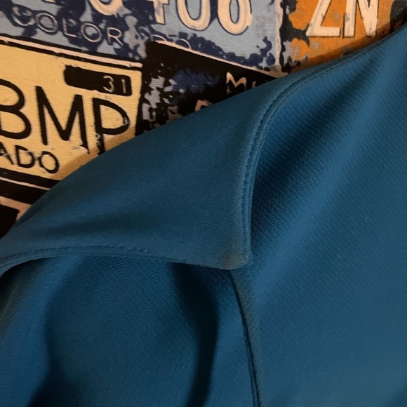 Carmen Marc Valvo Infusion Cascading Ruffle Halter Mermaid Evening Gown Peacock - Picture 12 of 12